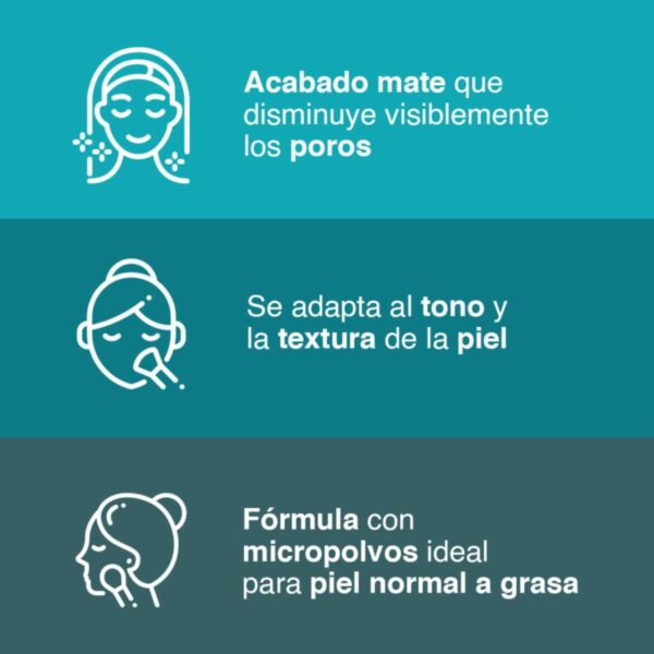 Base De Maquillaje Líquida Fit Me Mate + Poreless Fps 22 Tono 120 Classic Ivory MAYBELLINE NEW YORK - Imagen 5