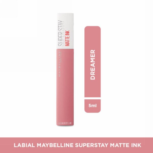 Labial Líquido Super Stay Matte Ink Tono Dreamer MAYBELLINE L´ORÉAL