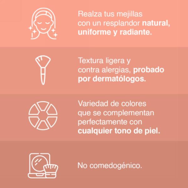 Rubor En Polvo Fit Me Blush Tono 25 Pink MAYBELLINE L´ORÉAL - Imagen 4