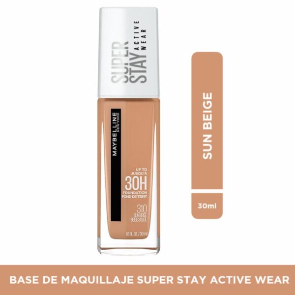 Base De Maquillaje Líquida Super Stay Active Wear Tono 118 Light Beige MAYBELLINE L´ORÉAL - Imagen 12