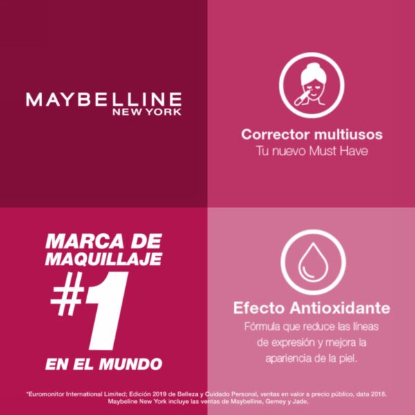 Corrector De Maquillaje Líquido Instant Age Rewind Tono Sand MAYBELLINE NEW YORK 0.2 Oz - Imagen 6