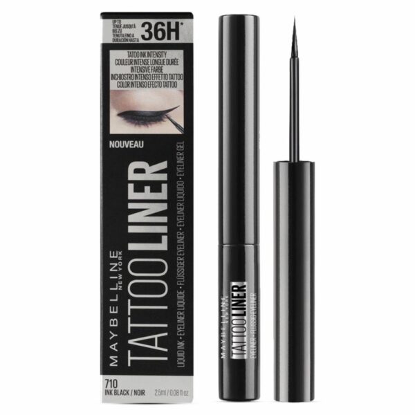 Delineador De Ojos Líquido Tatoo Studio Ink Tono 710 Black MAYBELLINE L´ORÉAL 2,5 Ml - Imagen 5