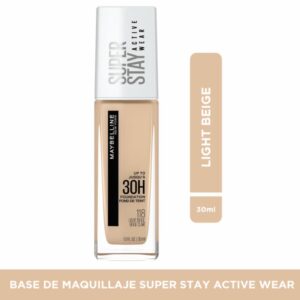 Base De Maquillaje Líquida Super Stay Active Wear Tono 118 Light Beige MAYBELLINE L´ORÉAL