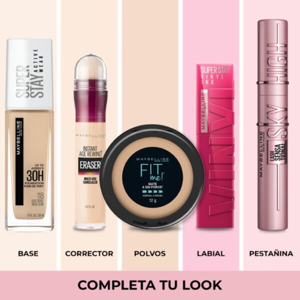 Base De Maquillaje Líquida Super Stay Active Wear Tono 118 Light Beige MAYBELLINE L´ORÉAL - Imagen 8