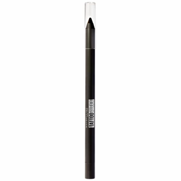 Delineador De Ojos Lápiz Gel Tatoo Studio Tono 900 Deep Onyx A Prueba De Agua MAYBELLINE L´ORÉAL 2.5 Ml