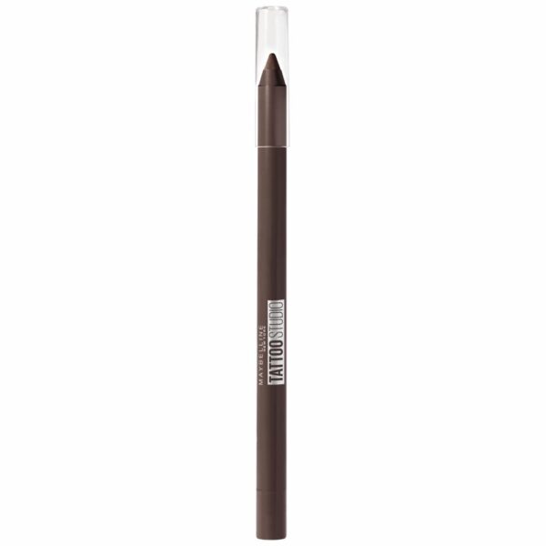 Delineador De Ojos Lápiz Gel Tatoo Studio Tono Bold Brown A Prueba De Agua MAYBELLINE L´ORÉAL 1,2 G