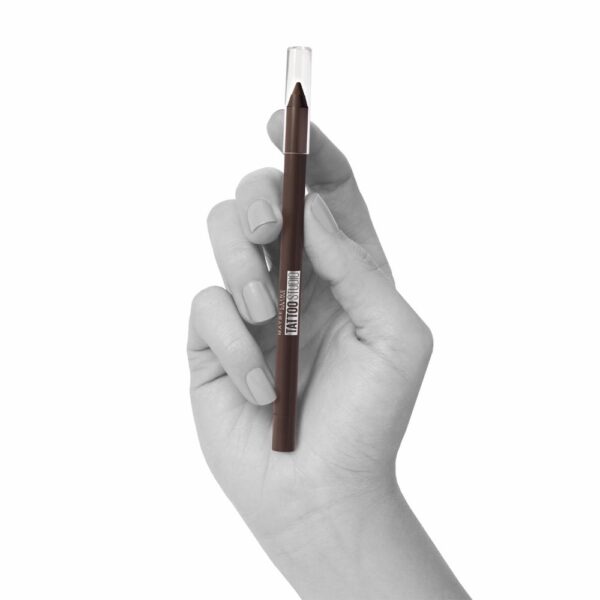 Delineador De Ojos Lápiz Gel Tatoo Studio Tono Bold Brown A Prueba De Agua MAYBELLINE L´ORÉAL 1,2 G - Imagen 2