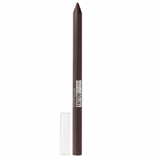 Delineador De Ojos Lápiz Gel Tatoo Studio Tono Bold Brown A Prueba De Agua MAYBELLINE L´ORÉAL 1,2 G - Imagen 3
