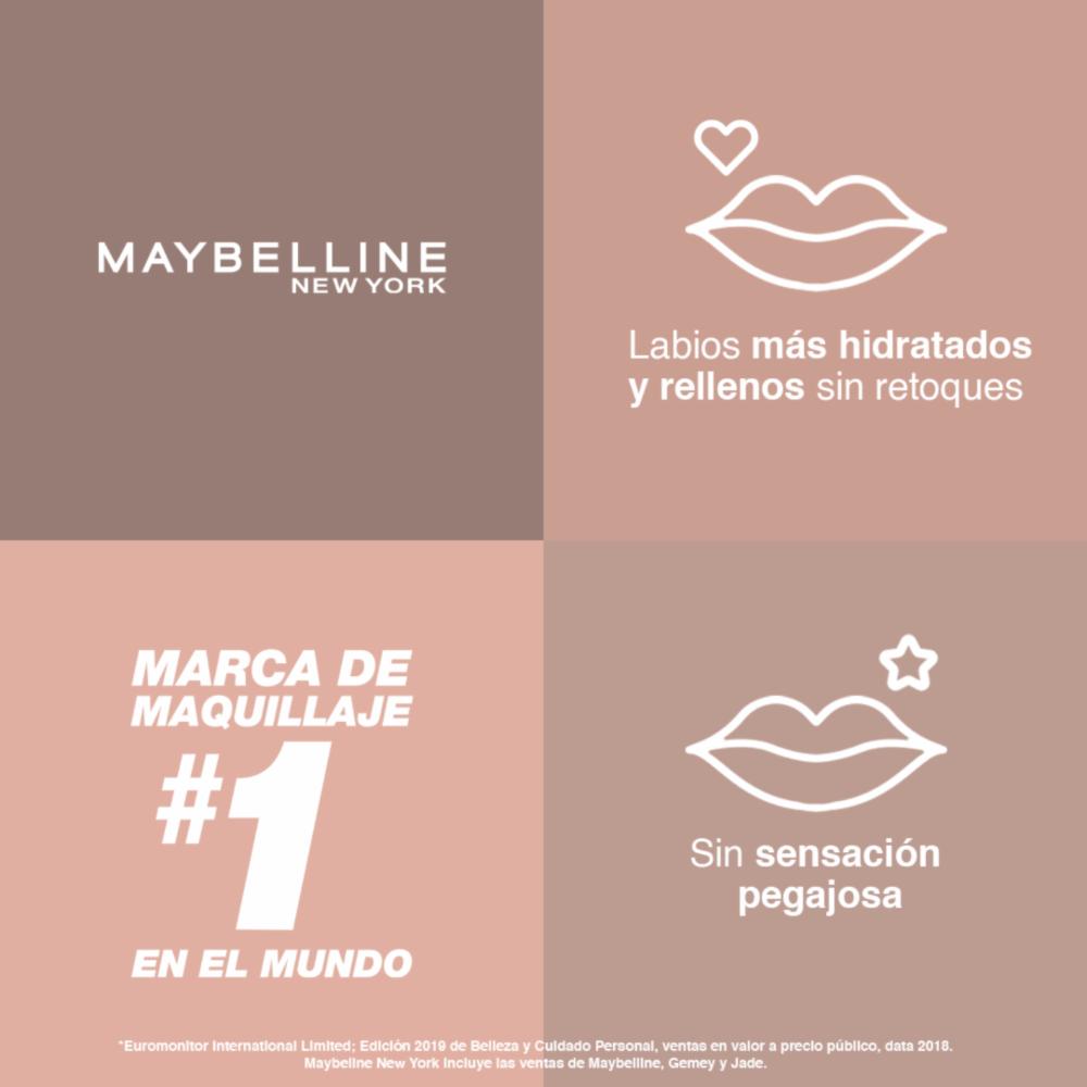 Brillo Labial Lifter Gloss Con Ácido Hialurónico Tono Moon MAYBELLINE NEW YORK 5.4 Ml - Imagen 4