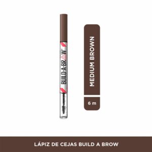 Lápiz De Cejas Build A Brow Tono 260 Medium Brown MAYBELLINE L´ORÉAL 0,73 G