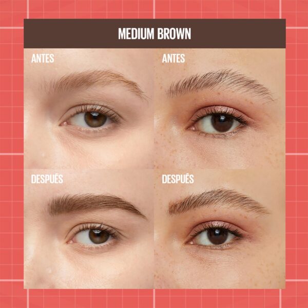 Lápiz De Cejas Build A Brow Tono 260 Medium Brown MAYBELLINE L´ORÉAL 0,73 G - Imagen 4