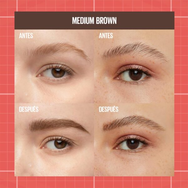 Lápiz De Cejas Build A Brow Tono 260 Medium Brown MAYBELLINE L´ORÉAL 0,73 G - Imagen 4