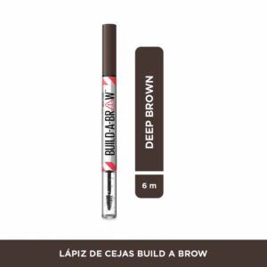 Lápiz De Cejas Build A Brow Tono 255 Deep Brown MAYBELLINE L´ORÉAL 0,73 G