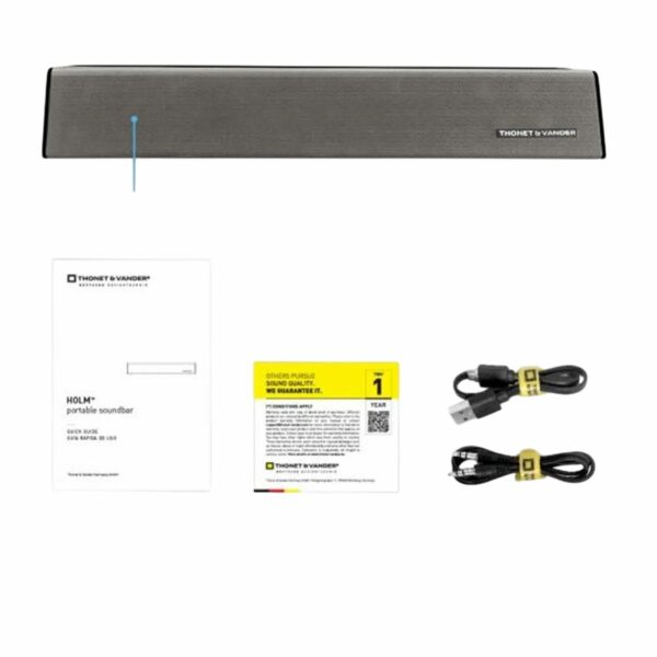 Barra De Sonido Mini Holm Tws 3,5Mm Portátil HK096-03653 THONET & VANDER Bluetooth - Imagen 3