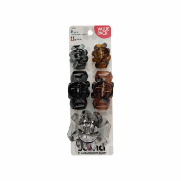 Ganchos Pulpo Varios Colores X5 CONAIR Paquete