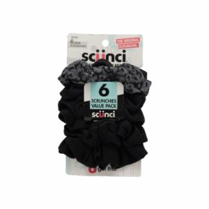 Chunchis Torneados Rojo Gris Negro X6 CONAIR Paquete