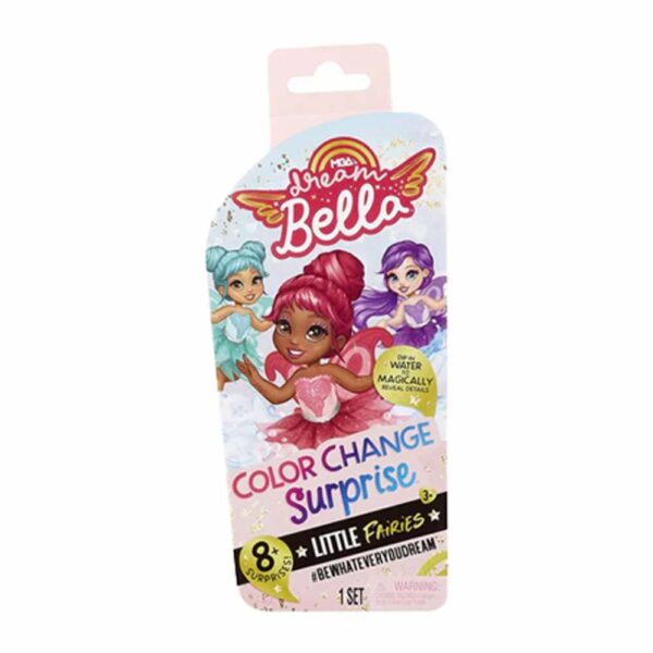 Muñeca Hada Cambia De Color DREAM BELLA Incluye 8 Sorpresas
