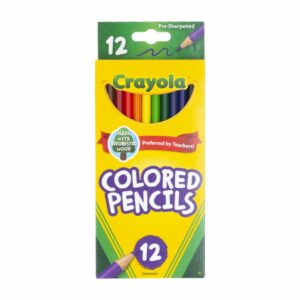 Lápices De Colores Largos CRAYOLA 12Ct