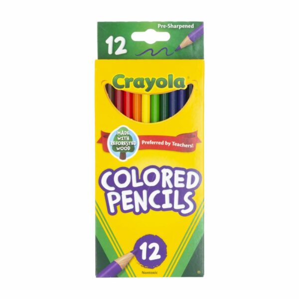 Lápices De Colores Largos CRAYOLA 12Ct