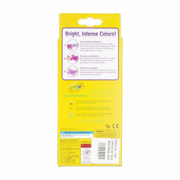 Lápices De Colores Agua CRAYOLA 12Ct - Imagen 2