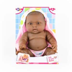 Bebé Afroamericana JC TOYS Incluye Toalla