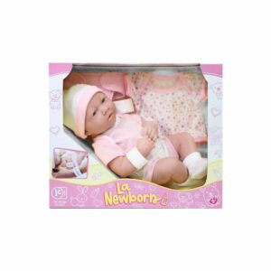 Muñeca Bebé Recién Nacido JC TOYS Incluye Accesorios
