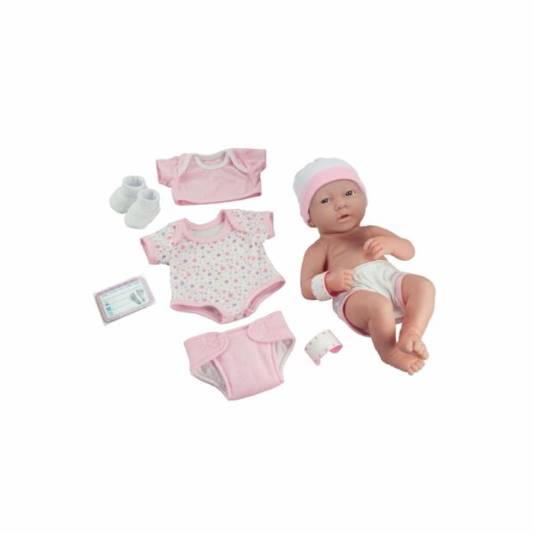 Muñeca Bebé Recién Nacido JC TOYS Incluye Accesorios - Imagen 3