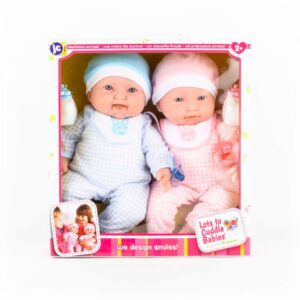 Bebés Gemelos JC TOYS Colores Surtidos