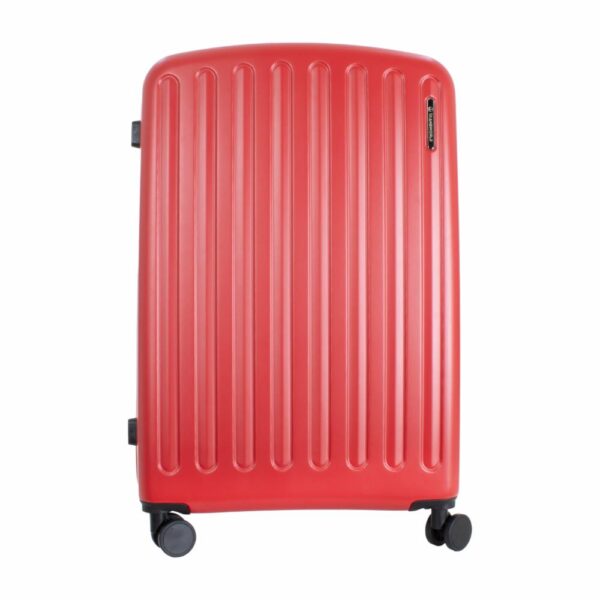 Maleta De Viaje De Textura Dura Color Rojo TRANSWORLD LUGGAGE 70 Cm