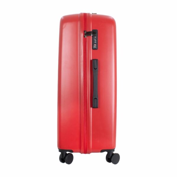 Maleta De Viaje De Textura Dura Color Rojo TRANSWORLD LUGGAGE 70 Cm - Imagen 2