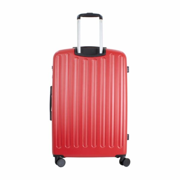 Maleta De Viaje De Textura Dura Color Rojo TRANSWORLD LUGGAGE 70 Cm - Imagen 3