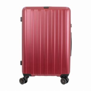 Maleta De Viaje De Textura Dura Color Vino TRANSWORLD LUGGAGE 60 Cm