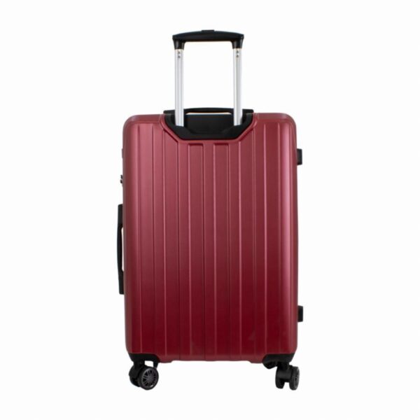 Maleta De Viaje De Textura Dura Color Vino TRANSWORLD LUGGAGE 60 Cm - Imagen 3
