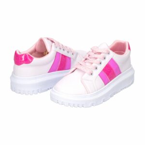 Zapato Deportivo Blanco Fucsia SUEÑOS