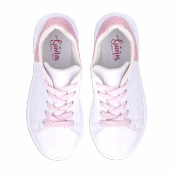 Zapato Deportivo Blanco Rosado SUEÑOS - Imagen 2