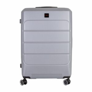 Maleta De Viaje De Textura Dura Color Gris TRANSWORLD LUGGAGE 70 Cm