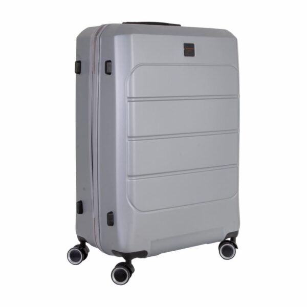 Maleta De Viaje De Textura Dura Color Gris TRANSWORLD LUGGAGE 70 Cm - Imagen 3
