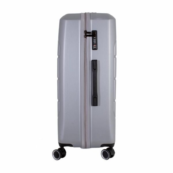 Maleta De Viaje De Textura Dura Color Gris TRANSWORLD LUGGAGE 70 Cm - Imagen 6
