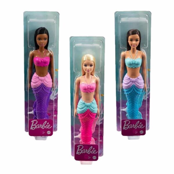 Muñeca Barbie Sirena MATTEL Modelos Surtidos