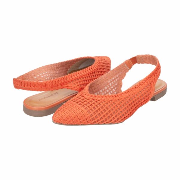 Zapatilla Flat Tejido Naranja TREND & STYLE - Imagen 7