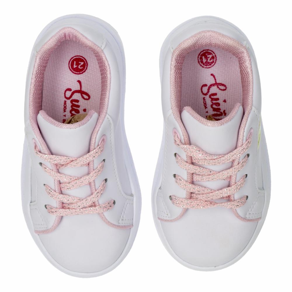 Zapato Deportivo Blanco Con Cordón SUEÑOS - Imagen 2
