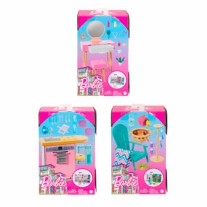 Set De Juego Barbie Muebles De Decoración MATTEL Modelos Surtidos