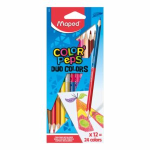 Lápices Duo Color Peps MAPED 24 Colores