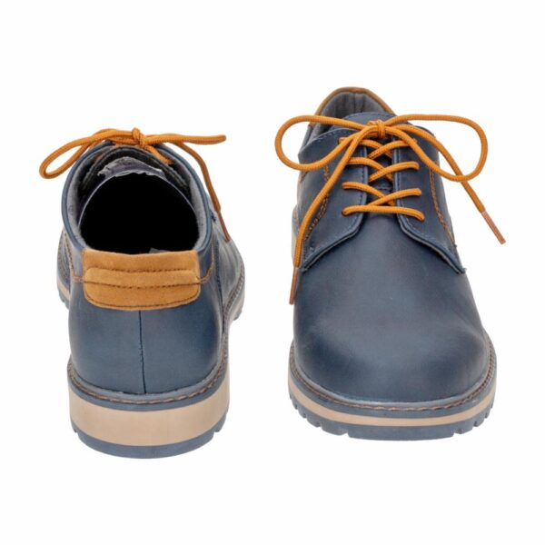 Zapato Casual Cordón Azul Con Miel ERSON - Imagen 3