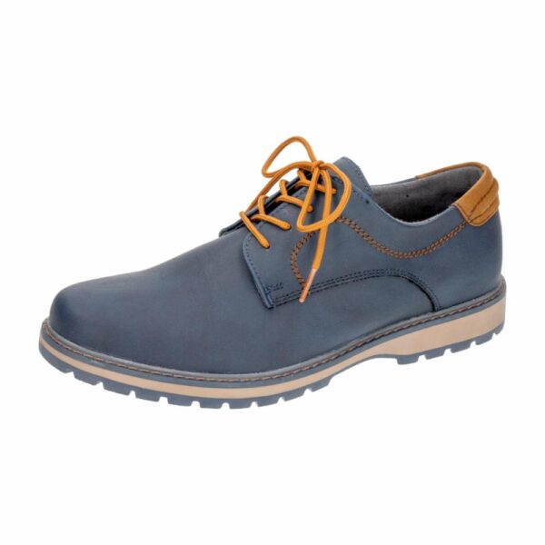 Zapato Casual Cordón Azul Con Miel ERSON - Imagen 5