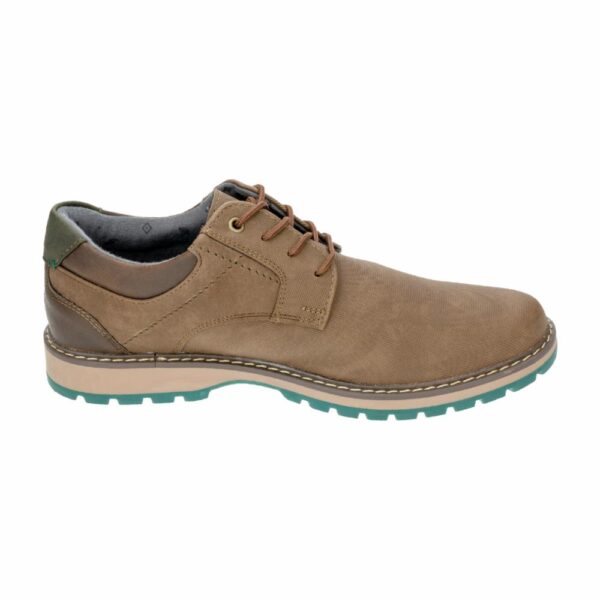 Zapato Casual Cordón Tabaco Con Verde ERSON - Imagen 3