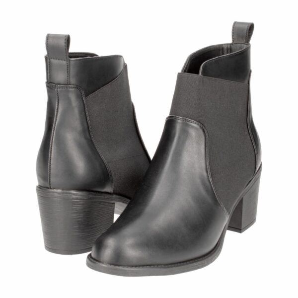 Botín Elastico Taco 5 1/2 Cm Negro OTUS - Imagen 7