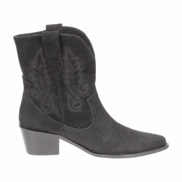 Botín Texan Taco 3 1/2 Cm Negro OTUS - Imagen 4