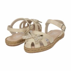 Sandalias Yute Tornasol Beige CRIOS