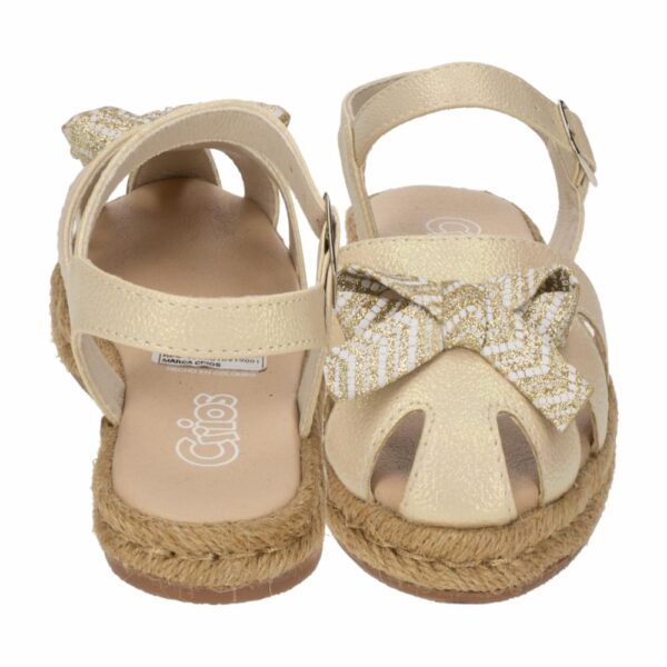 Sandalias Yute Tornasol Beige CRIOS - Imagen 3